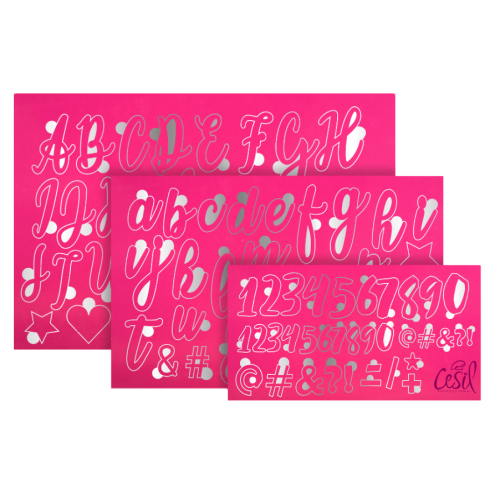 CALLİGRAPHY CAKE STAMP, ELEGANT, SET 2