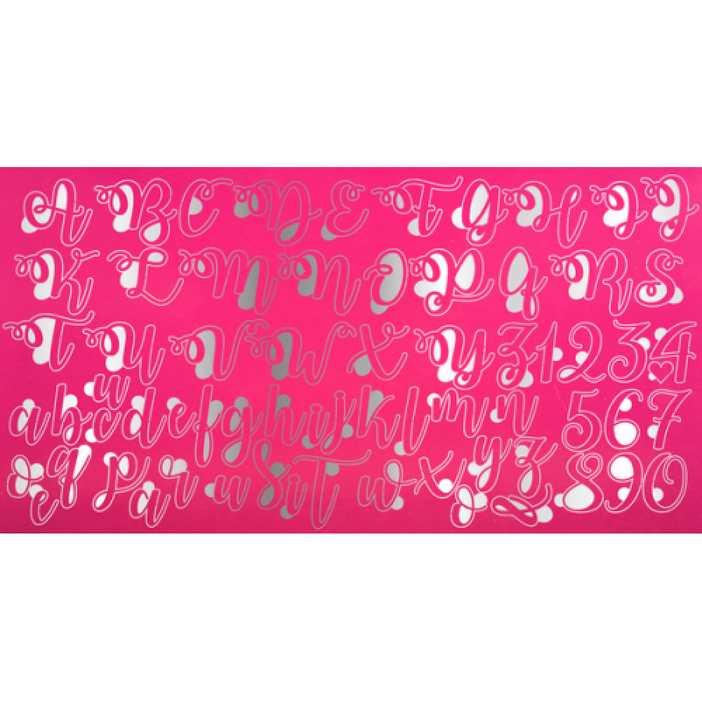 CALLYGRAPHY STAMP SET CURLY SMALL SİZE