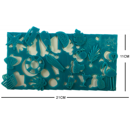 KURABİYE KALİGRAFİ YAZ TEMALI, KALLİGRAFİ, SEKER HAMURU BASKİ SETİ 