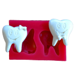 SILICONE MOULD-GIRL & MALE TEETH (9 * 6,5 CM)