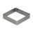 PERFORATED SQUARE 8X8 CM 