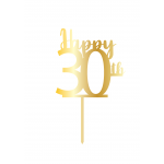 & SİGN, SİLVER MİRROR, CAKE - TOPPER - 12,5 CM