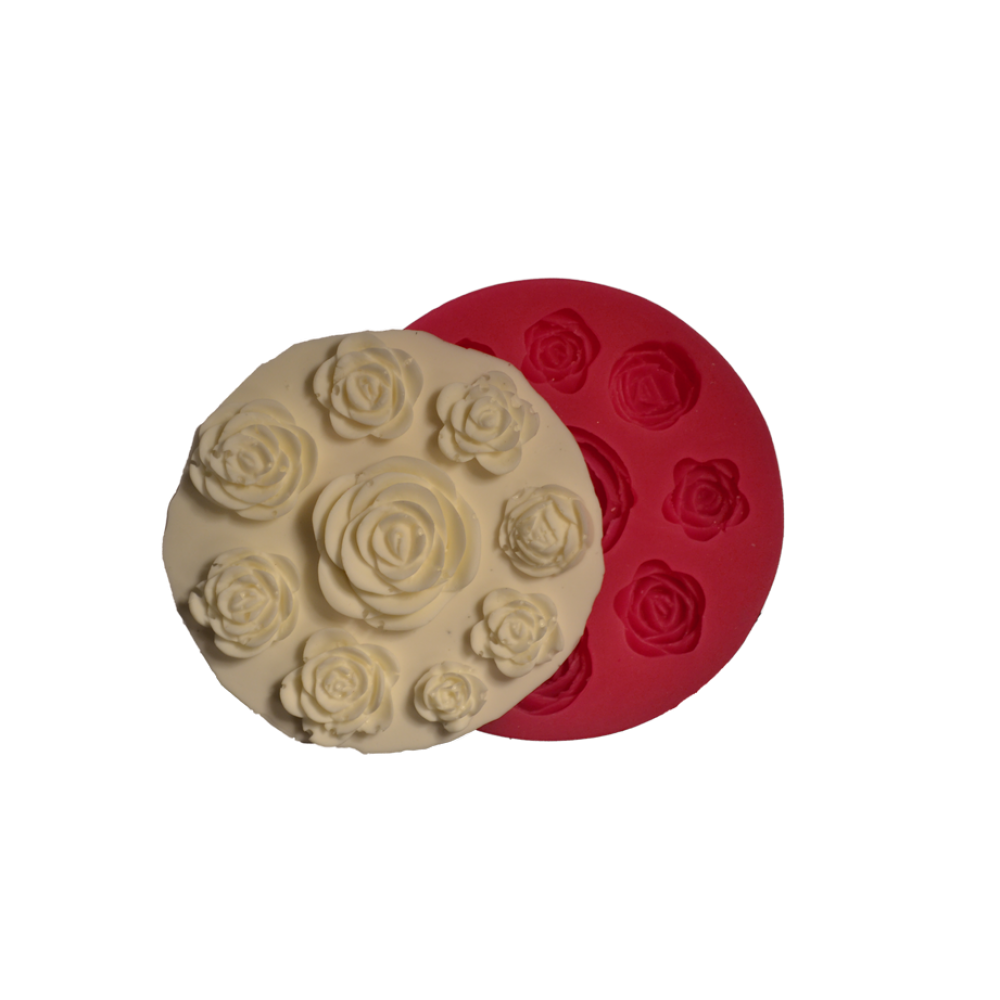 CESİL ROSE SET OF 9 SİLİCONE MOULDS