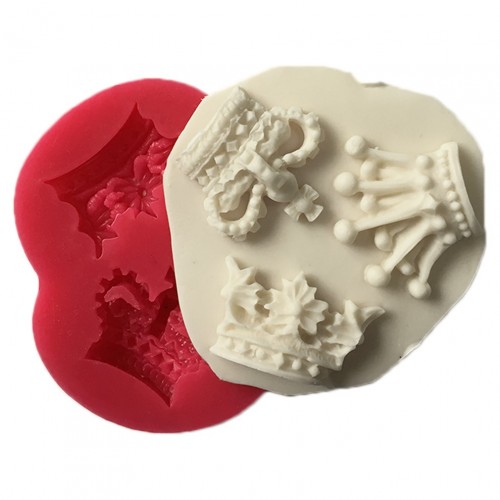 SILICONE MOULD-TRIPLE CROWN SET (8 * 8 CM)