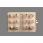 WHITE NOZZLES FOR CREAM PLASTİC 12