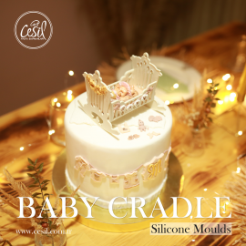 SİLİCONE MOULD - BABY CRADLE (15.5 X 13 CM/ 12X7 CM)