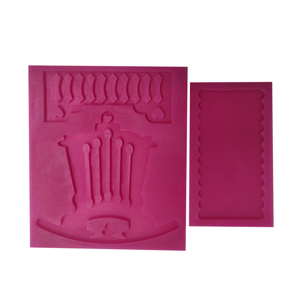 SİLİCONE MOULD - BABY CRADLE (15.5 X 13 CM/ 12X7 CM)