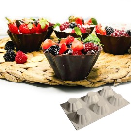 CESİL PCS - 6 BRİOCHE, SİLİCONE MOULD 