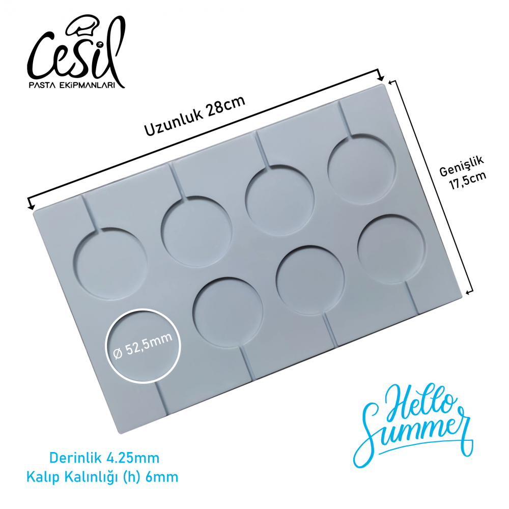 CESİL PCS - 6 İN TOTAL 3 DİFFERENT MODELS, SİLİCONE MOULD 