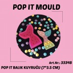 SILICONE MOULD - POPİT BALIK KUYRUĞU (7*3.5 CM) 33348