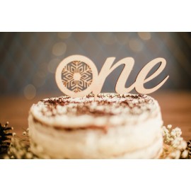 & SİGN, GOLDEN MİRROR, CAKE- TOPPER - 12,5 CM