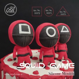 SİLİCONE MOULD - SQUID GAME SQUARE