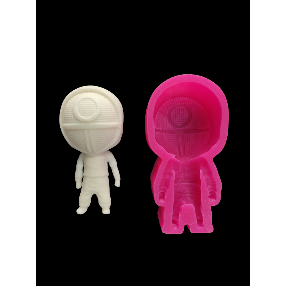 SİLİCONE MOULD - SQUID GAME ROUND