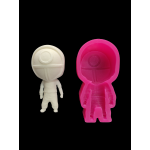SİLİCONE MOULD - SQUID GAME ROUND