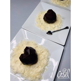 CESİL PCS - 8 CAVİTY ELMAS KALP SLİKON KALIP