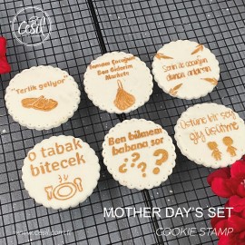 COOKIE STAMP MOTHER'S DAY SET  2.8 MM (7*7 CM)