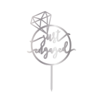 & SİGN, GOLDEN MİRROR, CAKE- TOPPER - 12,5 CM