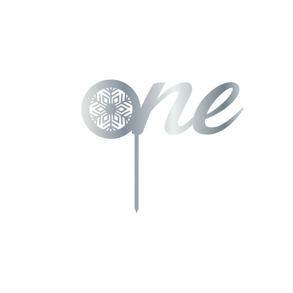 & SİGN, GOLDEN MİRROR, CAKE- TOPPER - 12,5 CM