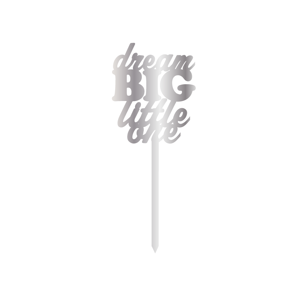 & SİGN, GOLDEN MİRROR, CAKE- TOPPER - 12,5 CM