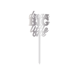 & SİGN, GOLDEN MİRROR, CAKE- TOPPER - 12,5 CM