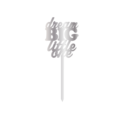 & SİGN, GOLDEN MİRROR, CAKE- TOPPER - 12,5 CM