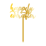 & SİGN, GOLDEN MİRROR, CAKE- TOPPER - 12,5 CM