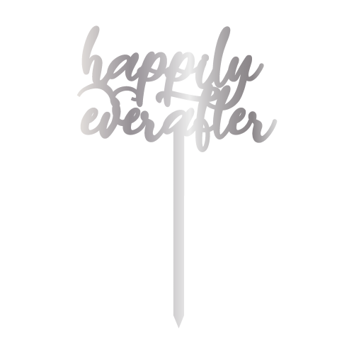 & SİGN, GOLDEN MİRROR, CAKE- TOPPER - 12,5 CM