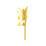 PERİ-2 GOLD COLOR MİRRORED PLEXİGLASS TOPPER