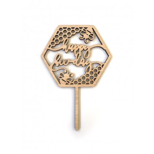 & SİGN, GOLDEN MİRROR, CAKE- TOPPER - 12,5 CM