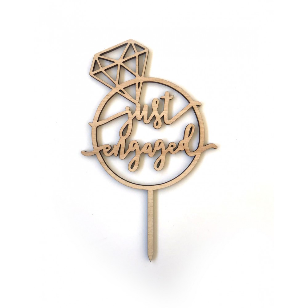 & SİGN, GOLDEN MİRROR, CAKE- TOPPER - 12,5 CM