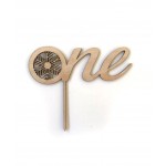 & SİGN, GOLDEN MİRROR, CAKE- TOPPER - 12,5 CM