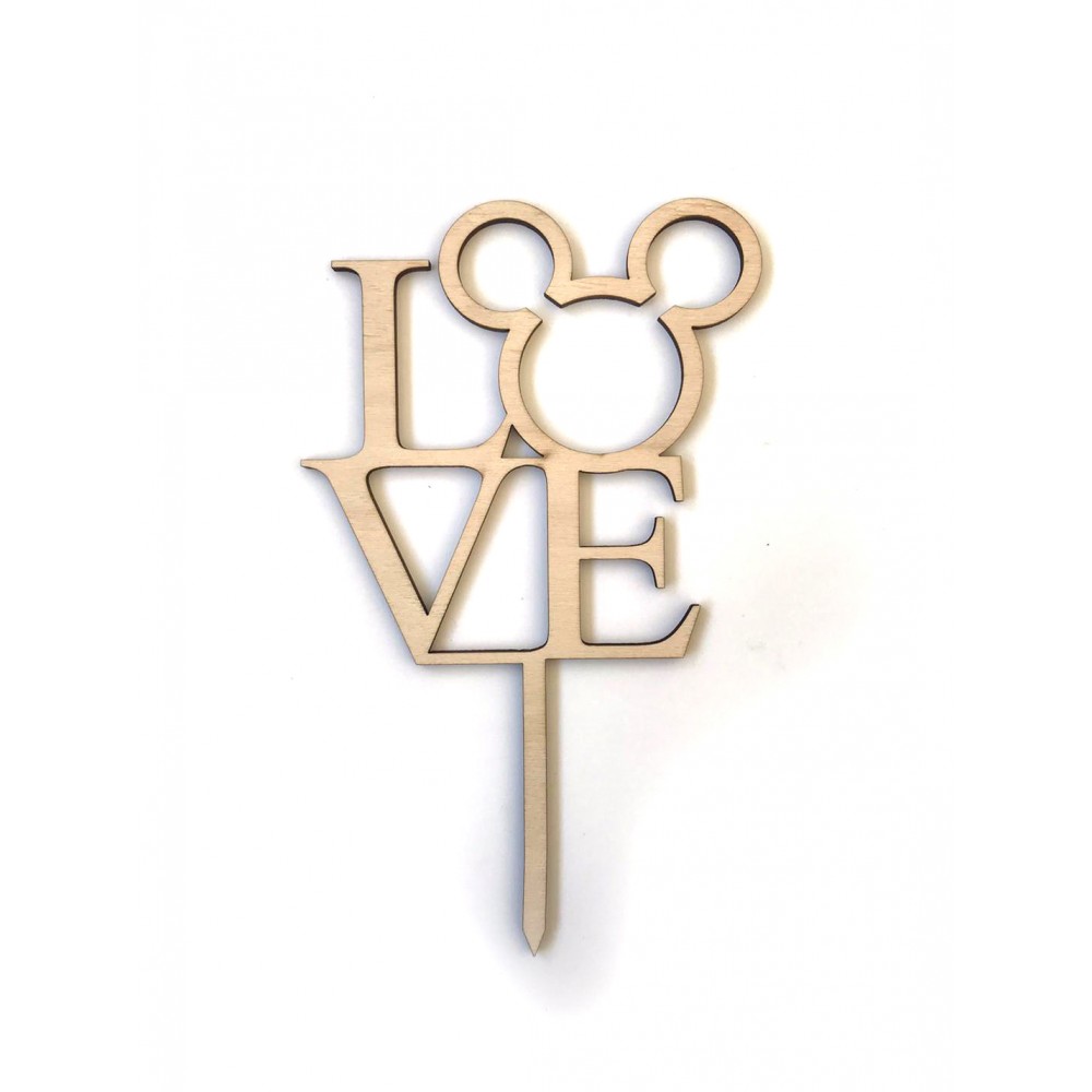 & SİGN, GOLDEN MİRROR, CAKE- TOPPER - 12,5 CM