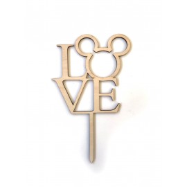 & SİGN, GOLDEN MİRROR, CAKE- TOPPER - 12,5 CM