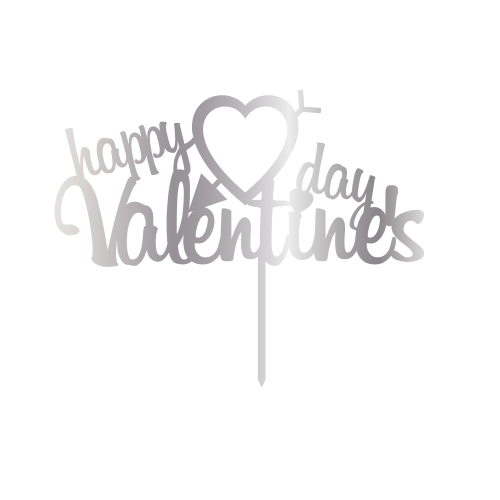 & SİGN, GOLDEN MİRROR, CAKE- TOPPER - 12,5 CM