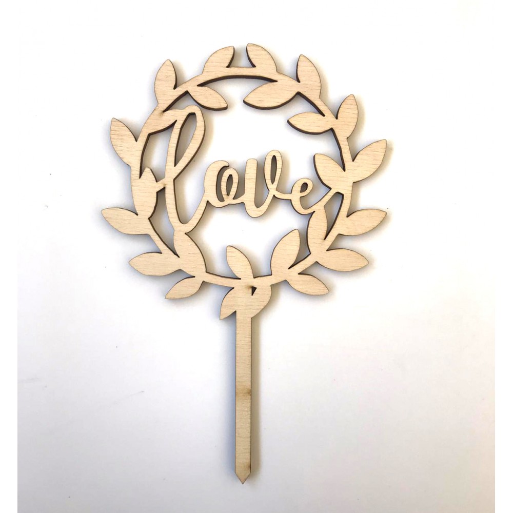 & SİGN, GOLDEN MİRROR, CAKE- TOPPER - 12,5 CM