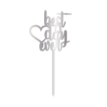 & SİGN, GOLDEN MİRROR, CAKE- TOPPER - 12,5 CM