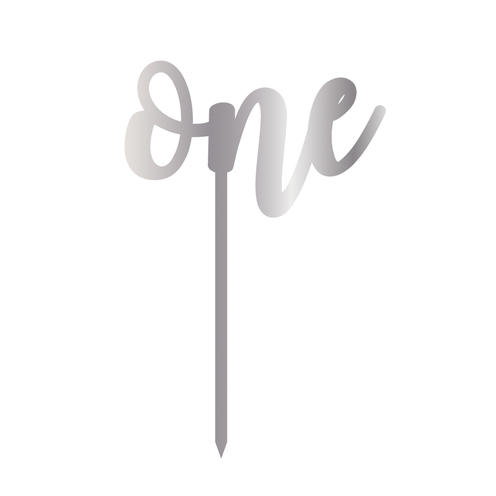 & SİGN, GOLDEN MİRROR, CAKE- TOPPER - 12,5 CM