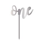 & SİGN, GOLDEN MİRROR, CAKE- TOPPER - 12,5 CM