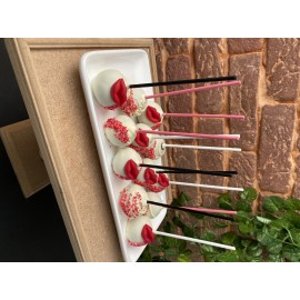 CAKE POPS STICKS 24, MAGENTA (15 CM )