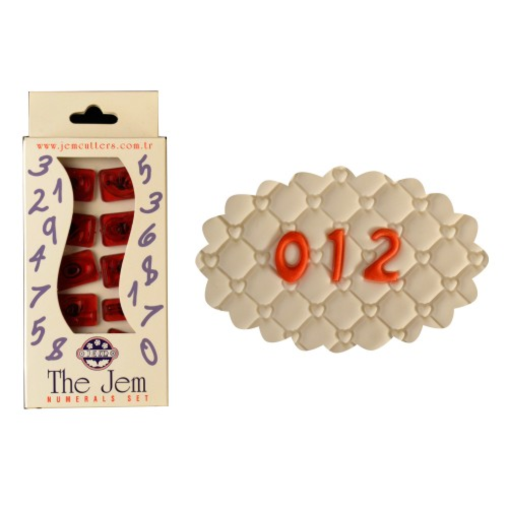 JEM CLASSIC NUMBER PLASTİC CUTTER SET