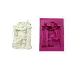 SİLİCONE MOULD - FATHER CHRISTMAS / WINDOW (11*7.5 CM)
