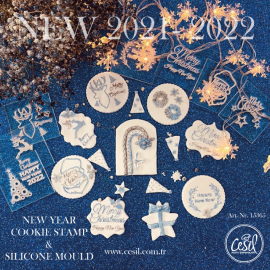 SİLİCONE MOULD - CHRISTMAS STAR PATTERN (20.5*11.7 CM)