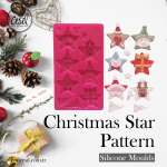 SİLİCONE MOULD - CHRISTMAS STAR PATTERN (20.5*11.7 CM)