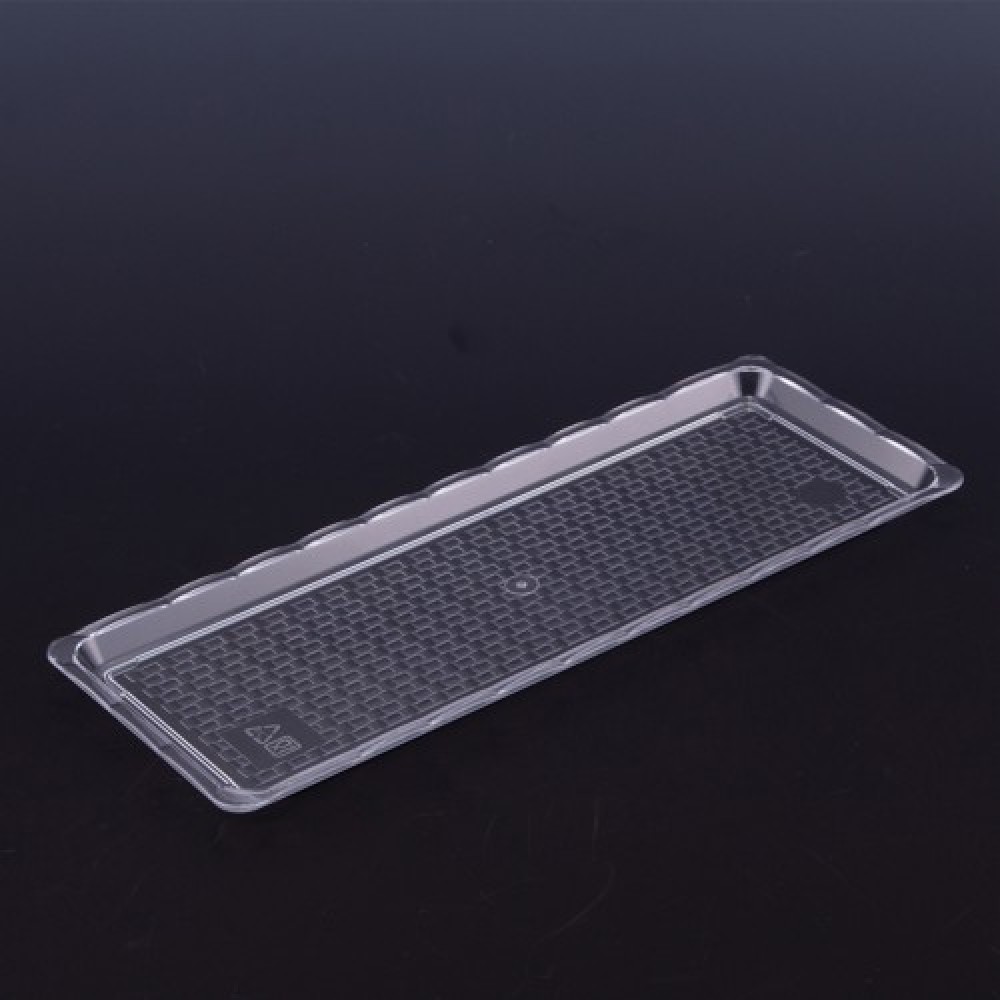 POLYCARBONATE TRANSPARENT TRAY 10 X 30 CM
