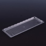 POLYCARBONATE TRANSPARENT TRAY 10 X 30 CM