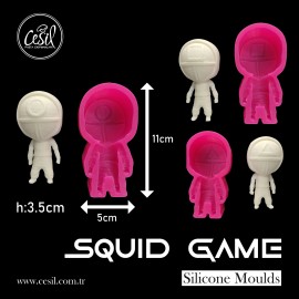 SİLİCONE MOULD - SQUID GAME SQUARE