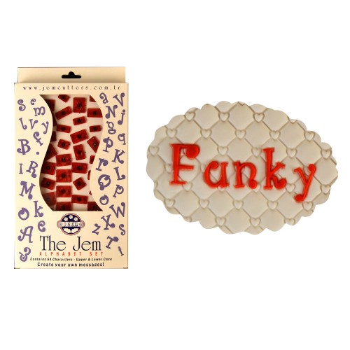 JEM FUNKY ALPHABET PLASTİC CUTTER SET