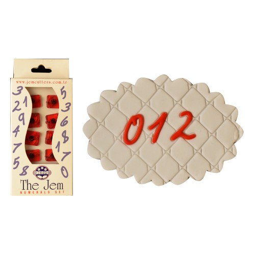 JEM İTALİK NUMBER PLASTİC CUTTER SET