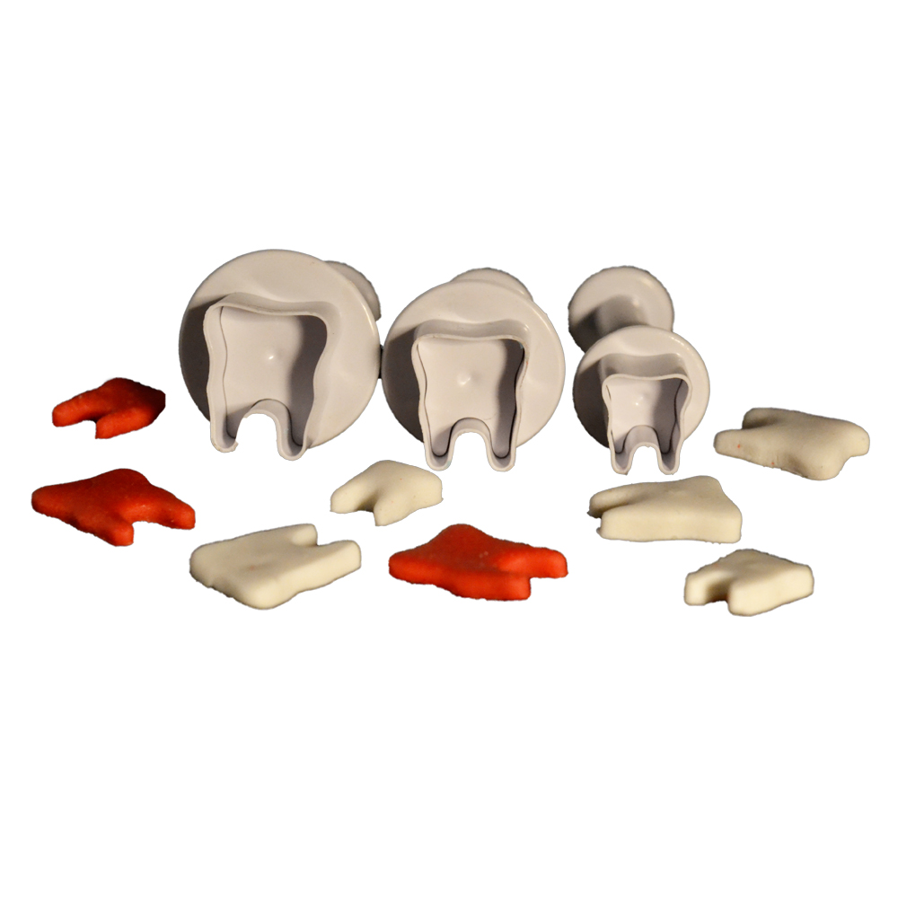 3 SET, TEETH, PLUNGER CUTTER SET