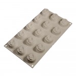 CESİL PCS - 15 MİNİ ROSES, SİLİCONE MOULD